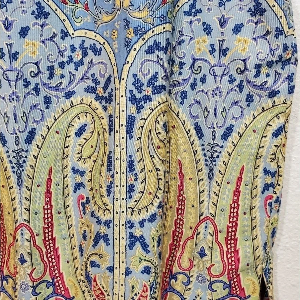 Talbots paisley floral pencil skirt size 12‎ new!!! - Picture 3 of 8